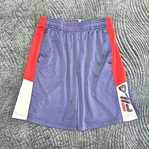 Fila Big Boys Color Block Active Shorts, Size L (14-16)